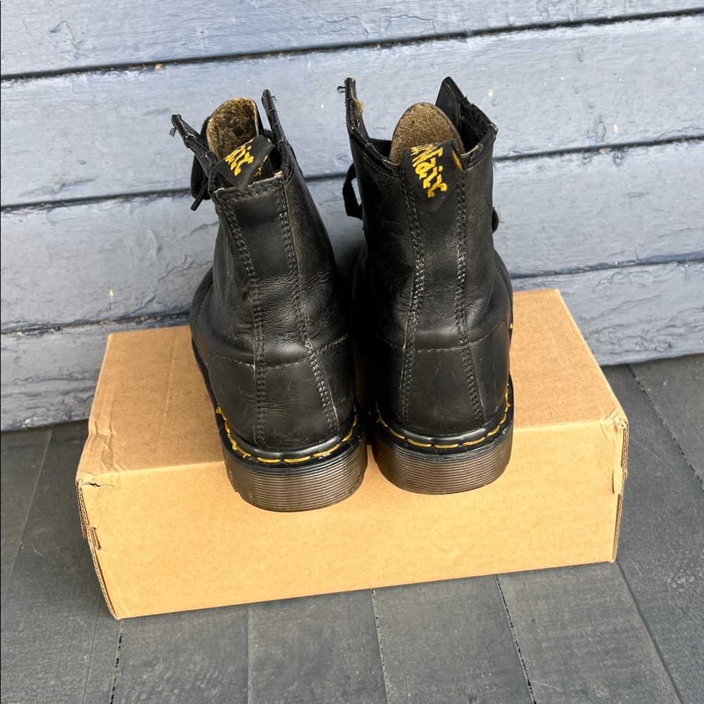 Dr. Martens Black Lace-Up Boots - Picture 6 of 9
